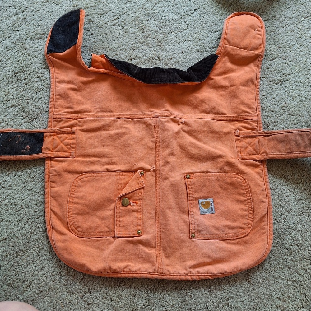Carhartt Pink Girl Dog Canvas Duck Chore Coat Vest Adjustable